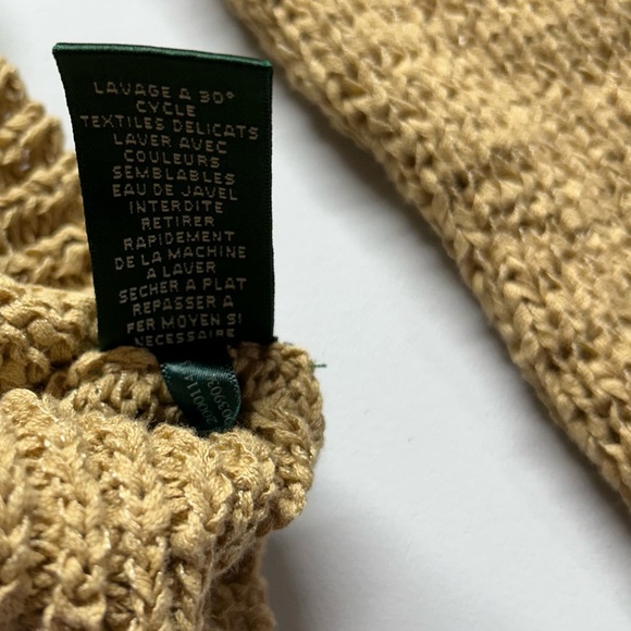 Lauren Ralph Lauren Tan Knit Cardigan - Picture 7 of 8